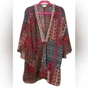 Umgee Mix Print Kimono (R10)